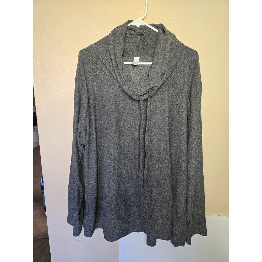 Balance Collection Ladies Cowl Neck Activewear Top Size 3X Yoga Athleisure